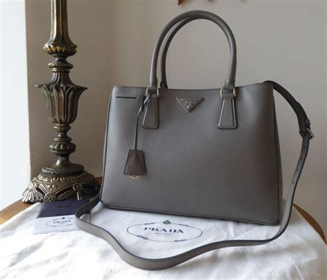 prada saffiano lux tote gray|authentic Prada saffiano bag.